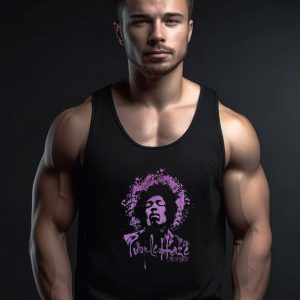 Jimi Hendrix Purple Haze Spray Tank Top