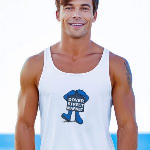 KAWS x Dover Street Market Fluro Rebellion Tank Top