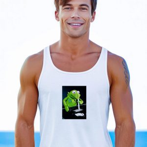 Kermit Doing Lines Tank Top