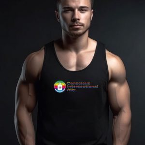 LGBT CIA Conscious Intersectional Ally logo Unisex Tank Top