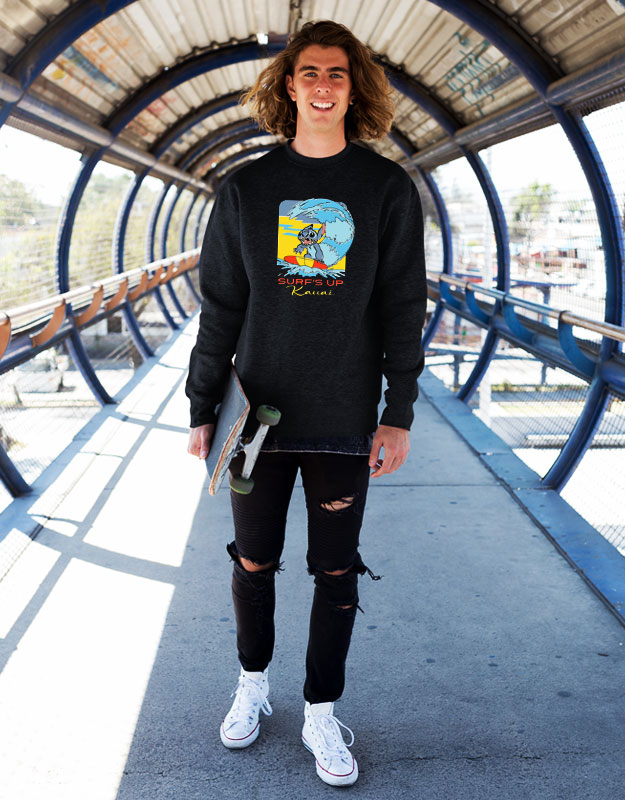 Lilo and Stitch Surfs Up Funny Sweatshirt