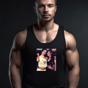 Lisa Left Eye Lopes X Aaliyah Black Rapper Tank Top