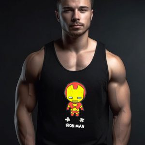Marvel Iron Man Kangaroo Pocket Pullover Tank Top