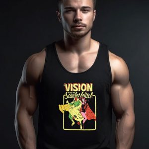 Marvel WandaVision The Vision & The Scarlet Witch Vintage Action Tank Top
