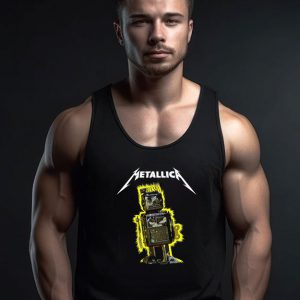 Metallica 72 Seasons Burnt Robot Tank Top