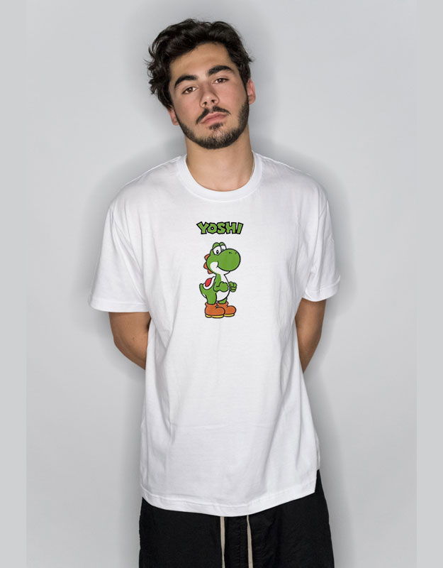 Nintendo Super Mario Yoshi Name Tag T Shirt