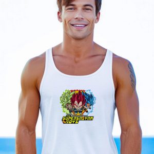 Powerpuff Saiyans Broly Shirt Goku Vegeta Ball Saiyan Tank Top