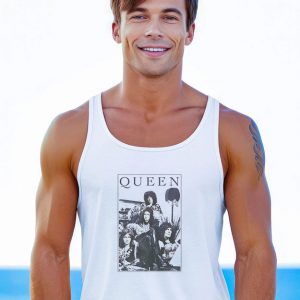 Queen Frame Sand Vintage Tank Top