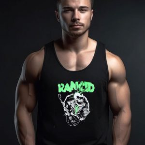 Rancid Powerfull Skeleton Guitar Tank Top