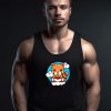 Red Panda Sitting On A Cloud And Eating Ramen Tank Top