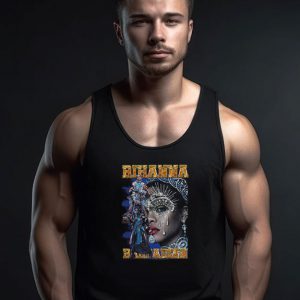 Rihanna Barbados Pride Bootleg Tank Top