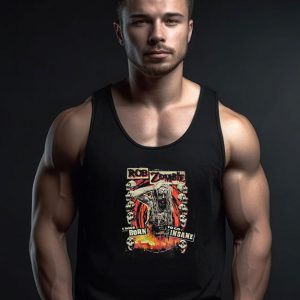 Rob Zombie Born To Go Insane Vintage Tank Top