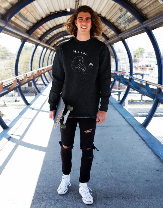 Self Care Retro Sweatshirt