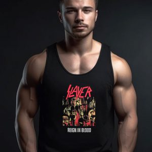 Slayer Reign In Blood Vintage Tank Top