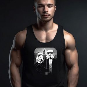 Star Wars American Gothic Parody Tank Top