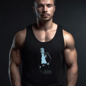 Star Wars The Force Awakens Han Solo Stands Tank Top