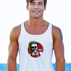 THC Red King Funny Tank Top