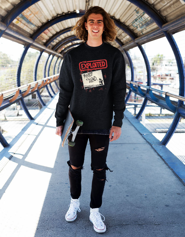 The Exploited Punks Not Dead Sweatshirt