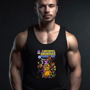 The Infinity Gauntlet Thanos Final Battle Comic Tank Top