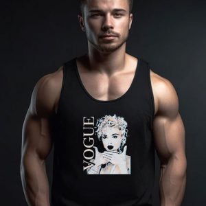 VOGUE Madonna Cover Retro Tank Top