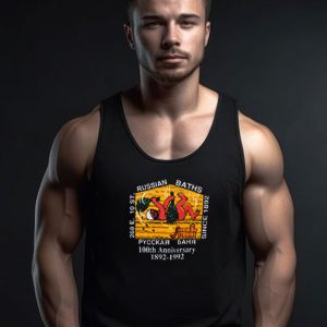 Vintage 1992 Russian Baths Tank Top
