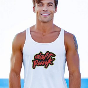Vintage Daft Punk Homework Logo Tank Top