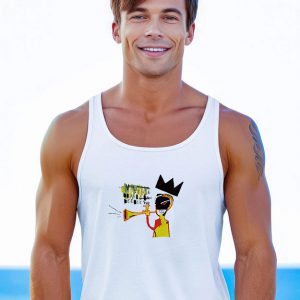 Vintage Jean Michel Basquiat Trumpet 1984 Tank Top