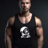 Vintage Space Travel Astronaut Monkey Tank Top