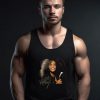 Vintage Whitney Houston Mic Photo Tank Top