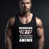 Warning May Start Talking About Anime Live Unisex Tank Top