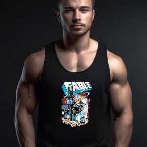 X Men Cable Shell Casing Tank Top