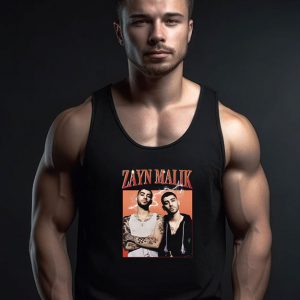 Zayn Malik Homage Pop Music One Direction Band Tank Top