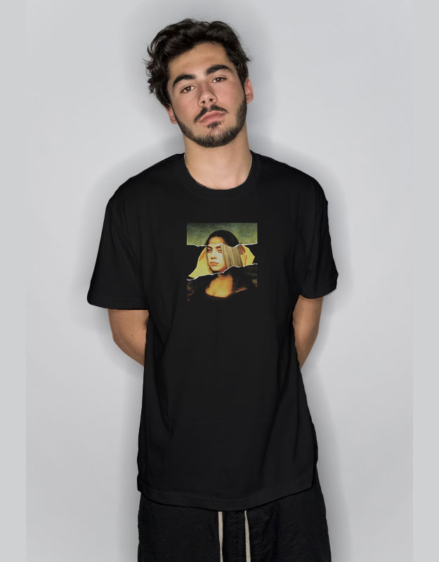 Billie Eilish x Monalisa Parody T Shirt
