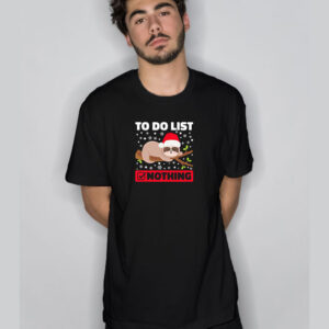Lazy Sloth To Do List Christmas T Shirt