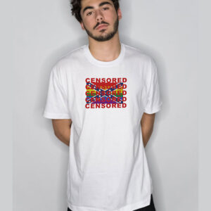 Rebel Pride Flag Censored T Shirt