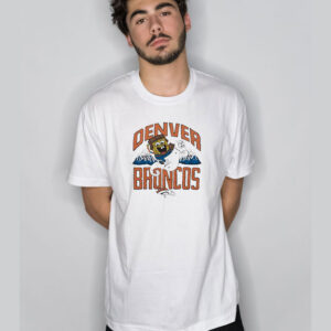 Retro SpongeBob X Denver Broncos T Shirt
