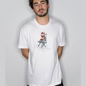 Santa Riding Mule Christmas T Shirt