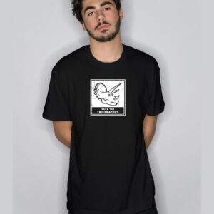 Save The Triceratops T Shirt