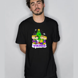 Snoopy Dnd Friends Minnesota Vikings Christmas T Shirt