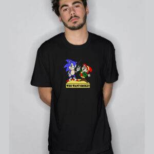 Sonic And Keebler Elf Who Want Smoke T Shirt