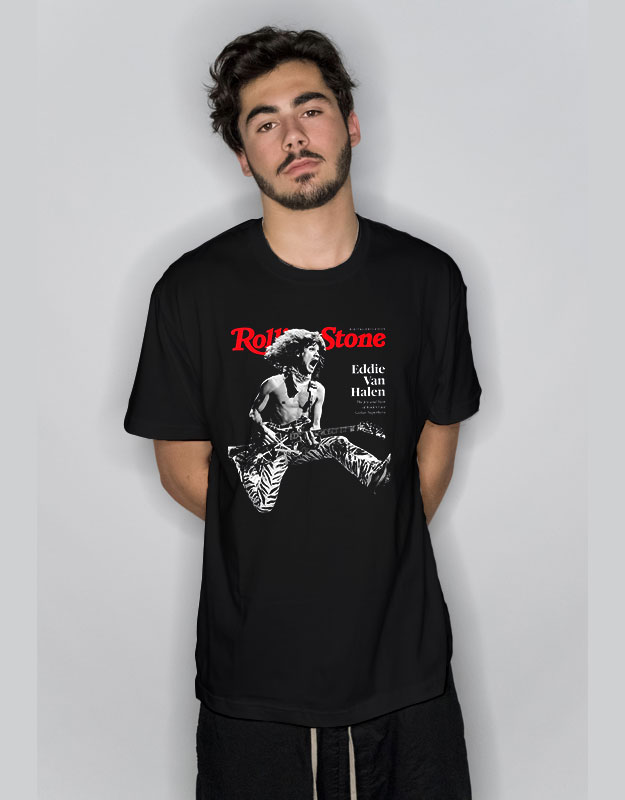 Eddie Van Halen Rolling Stone T Shirt