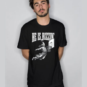 He Is Rizzin Funny Jesus Basketball Meme T Shirt
