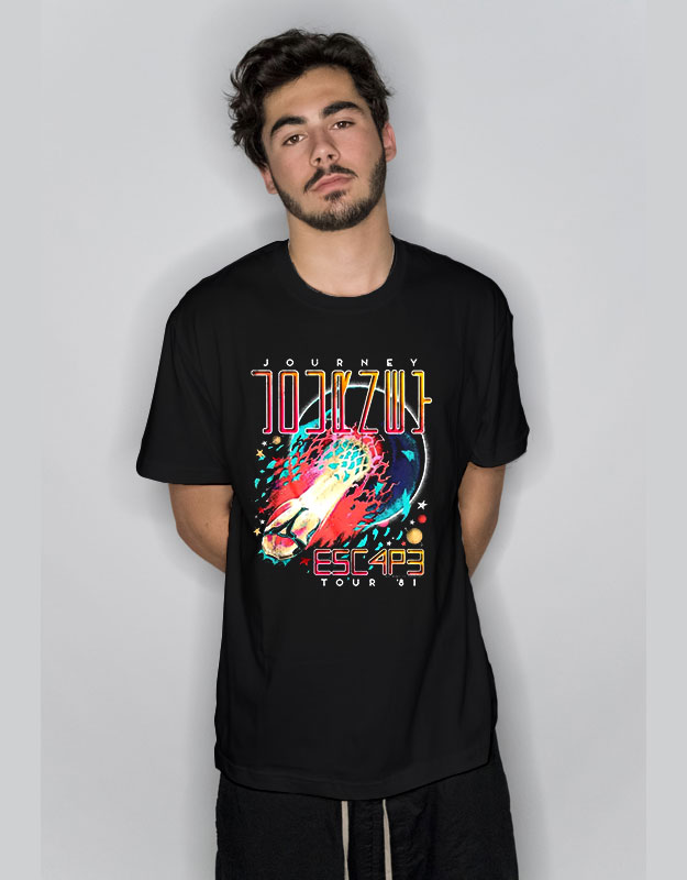 Journey Escape World Tour 1981 T Shirt