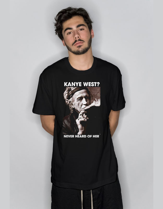 Keith Richards Kanye West T Shirt