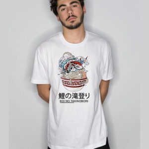 Koi No Takinobori Fish Japan Great Wave Off Kanagawa T Shirt