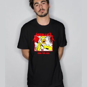Metallica Homer Kill Em All T Shirt