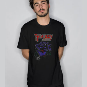 Black Rose Thin Lizzy T Shirt