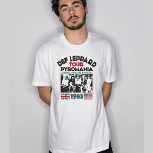 Def Leppard 1983 USA Pyromania Tour T Shirt