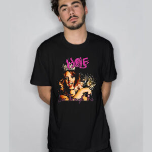 Hole Band Live Through This Black T Shirt