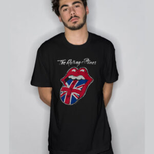 Union Jack Tongue Rolling Stones T Shirt